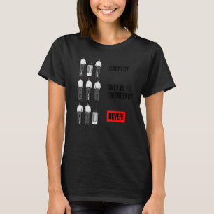 Camiseta Urinal De Banheira Sarcástica Em Pé De