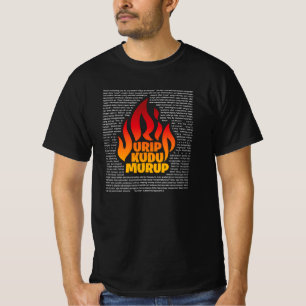 Camiseta Urip Kudu Murup - Falsafah Jawa