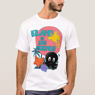 Camiseta Urlaub mit meinen Freunden poesie