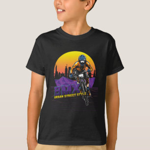 Camiseta Urn de Estilo de Rua Bmx Ciclista Ciclista Esporte