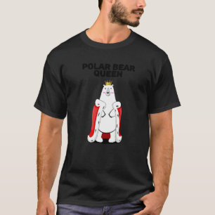Camiseta Urnas Polar Rainhas Raparigas Urso Polar Mulheres 