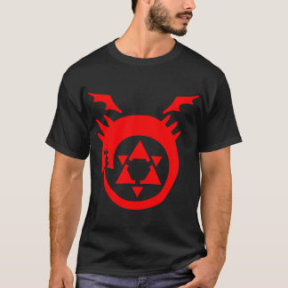 Camiseta Uroboro Alquimista FullMetal [vermelho]