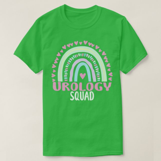 Camiseta Urology Squad Party Matching Womens Apreciação R (Frente do Design)