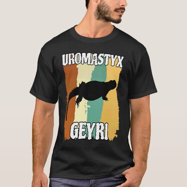 Camiseta Uromastyx Geyri Spiny Tailed Lizard Agama Desert M (Frente)