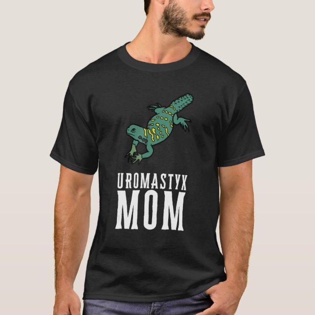 Camiseta Uromastyx Reptile Spiny Taily Lizard Gecko Mãe (Frente)