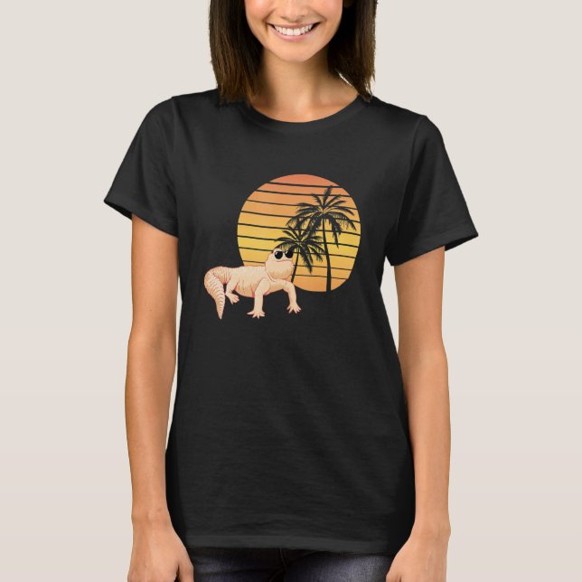 Camiseta Uromastyx Summer Sunset Uromastyx  Desert Agame Pe (Frente)