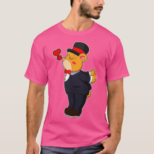 Camiseta Ursa como Almoço com Chapéu de Ensino