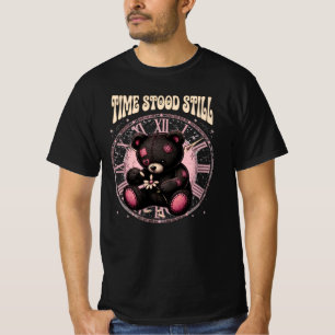 Camiseta Ursa de pelúcia assustadoramente fofa retrô Gráfic
