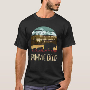 Camiseta Ursa Grammie Vintage Dia das Mães Mãe Avó Retrô