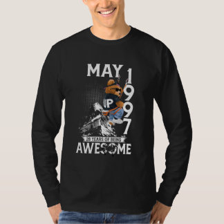 Camiseta Ursa Lendas de 28º Aniversário Maio 1997 28 Anos F