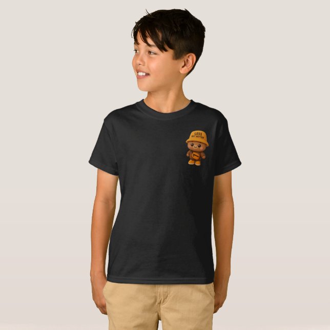 Camiseta Ursa "Menos Mas Melhor" Adorável (Frente Completa)