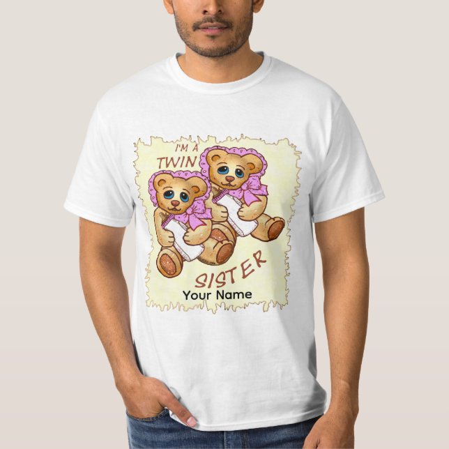 Camiseta Ursas Irmãs Gêmeas (Frente)