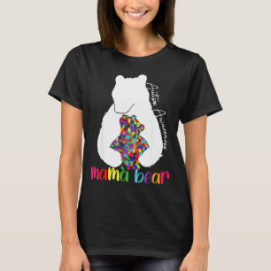 Camiseta Ursinha ama apoiar a conscientização sobre o autis