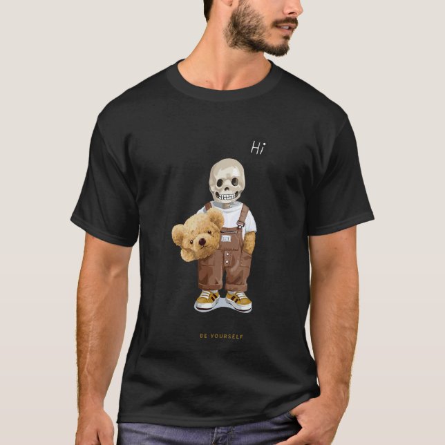 Camiseta Ursinho A Ser Gravado, Cuide-Se De Figurino Pa (Frente)