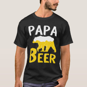 Camiseta Ursinho Andando Feliz Pai Vovô Beer