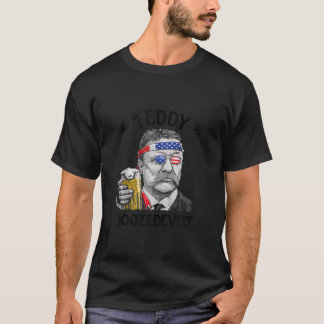 Camiseta Ursinho Boozedevelt Theodore Roosevelt 4 De Julho 