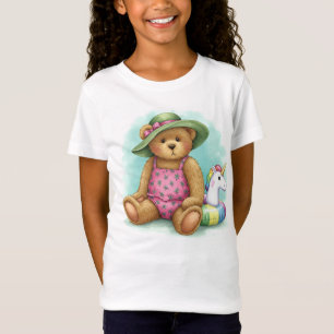 Camiseta Ursinho com Anel Inflável de Natasha nos Estados U