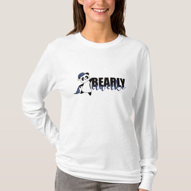 Camiseta Ursinho de Panda Sleepyhead de Awake (Frente)