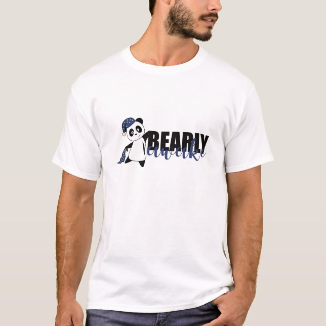 Camiseta Ursinho de Panda Sleepyhead de Awake (Frente)