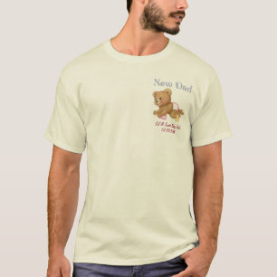 Camiseta Ursinho de rastreamento - Novo papai da garota - P