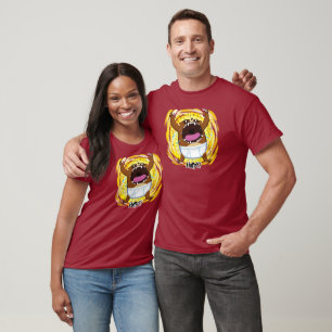 Camiseta URSINHO DE ROUPA ÍNTIMA FELIZ por Jeff Willis Art