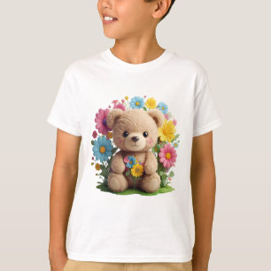 Camiseta Ursinho design.no.1- por Maaya_Impressões, Kid
