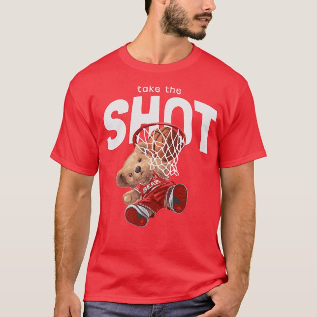 Camiseta Ursinho Dunking em Estilo (Frente)
