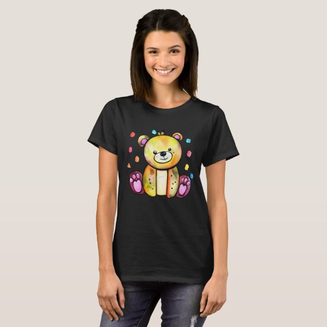Camiseta Ursinho Legal do Urso Justo Positivo (Frente Completa)
