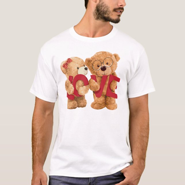 Camiseta Ursinho Love T-Shirt (Frente)
