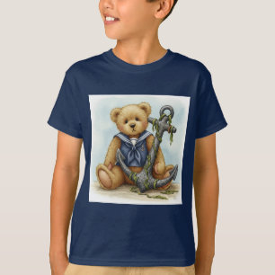 Camiseta Ursinho Marinheiro com Âncora por Natasha Us
