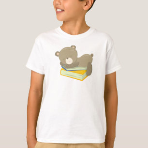 Camiseta Urso A Ir Para A Escola, Urso Bonito, Urso Dormind