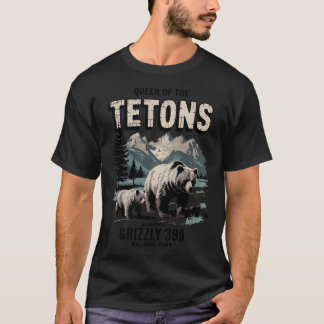 Camiseta Urso Amante Rainha Dos Tetões Nação Grizzly 399