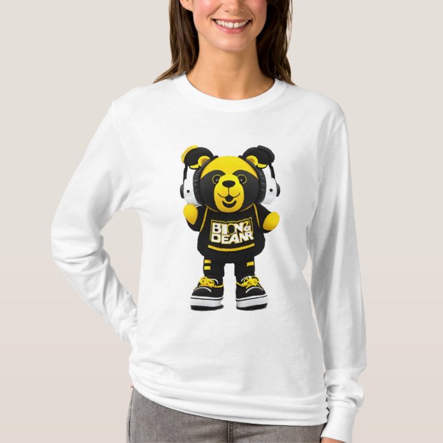 Camiseta urso amarelo (Frente)