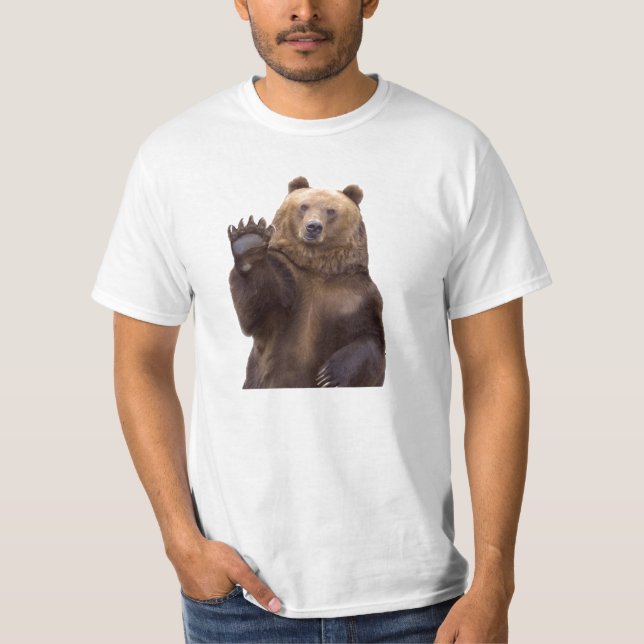 Camiseta Urso amigável (Frente)