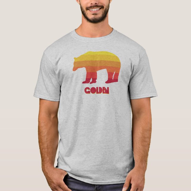 Camiseta Urso Arco-Íris Dourado do Colorado (Frente)