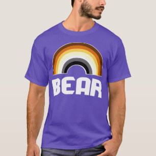 Camiseta Urso Arco-Íris Gay Urso LGBT Orgulho gay Lobo do U