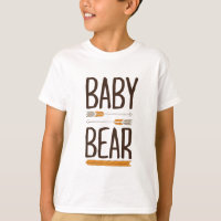 Urso Bebê Castanho e Laranja Tipo Desenho de Mão G