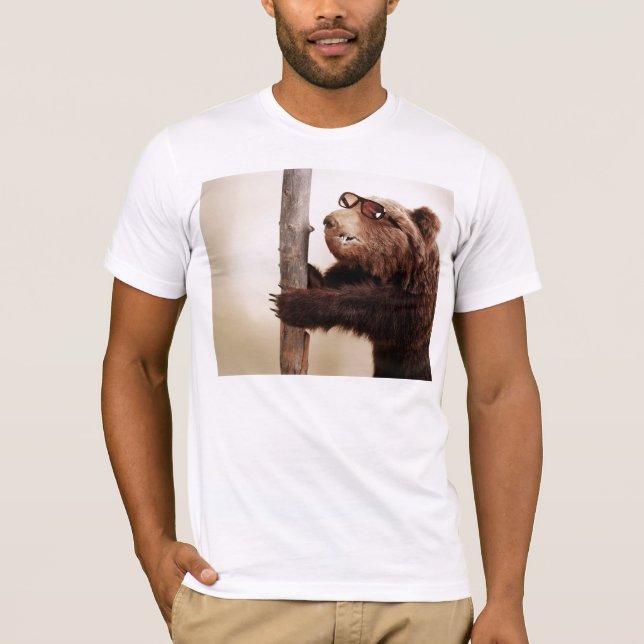 Camiseta urso bêbedo (Frente)