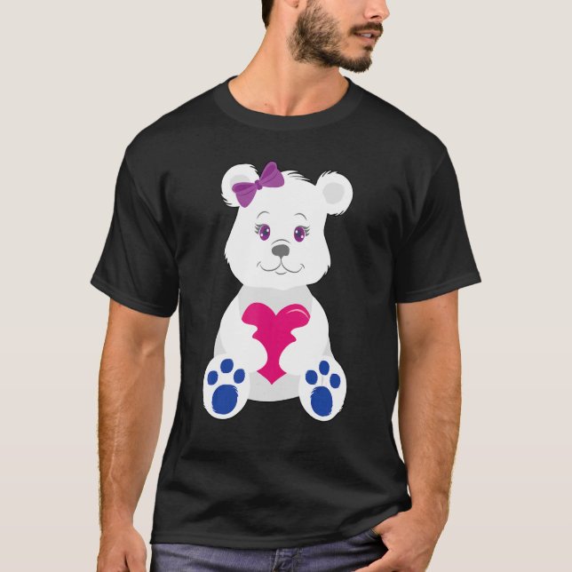 Camiseta Urso Bissexual bissexual (Frente)