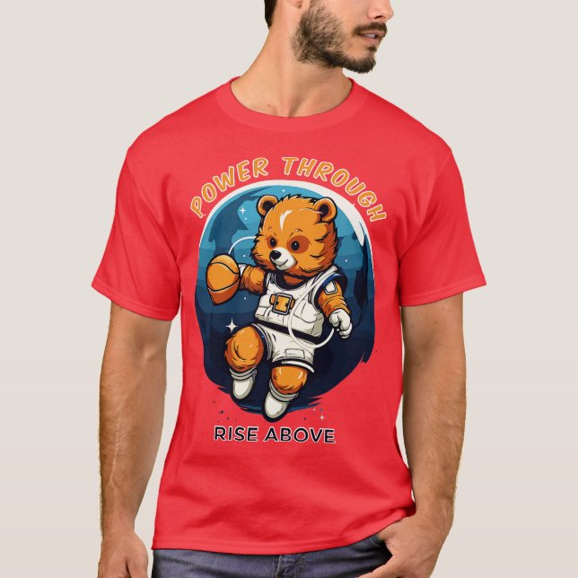 Camiseta Urso bonito jogando basquete (Frente)