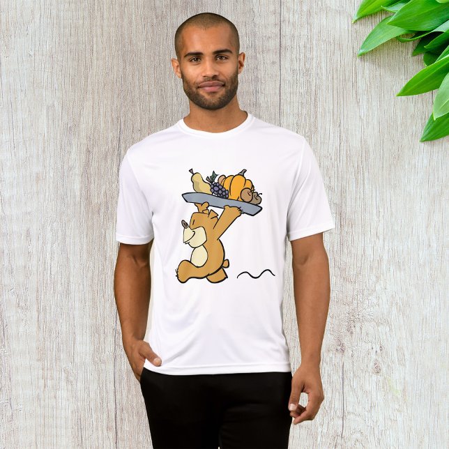 Camiseta Urso-Cachorro Carregando, Púltimo Colheita Festiva (Criador carregado)