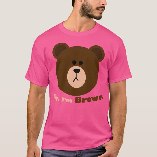 Camiseta Urso Castanho (Frente)