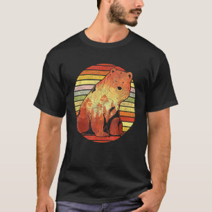 Camiseta Urso Castanho ao ar livre Floresta Selvagem Nature