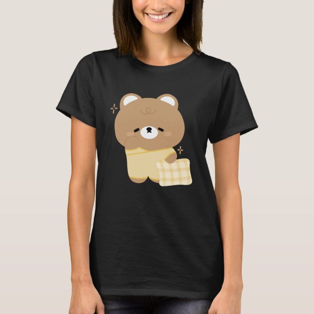 Camiseta Urso Castanho Bonito (Frente)