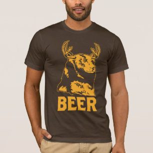 Camiseta Urso + Cervos = cerveja