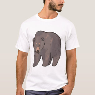 Camiseta Urso cinzento Magia