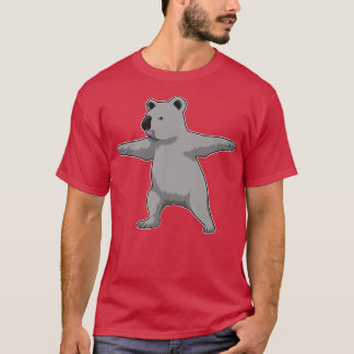 Camiseta Urso coala na Yoga Fitness
