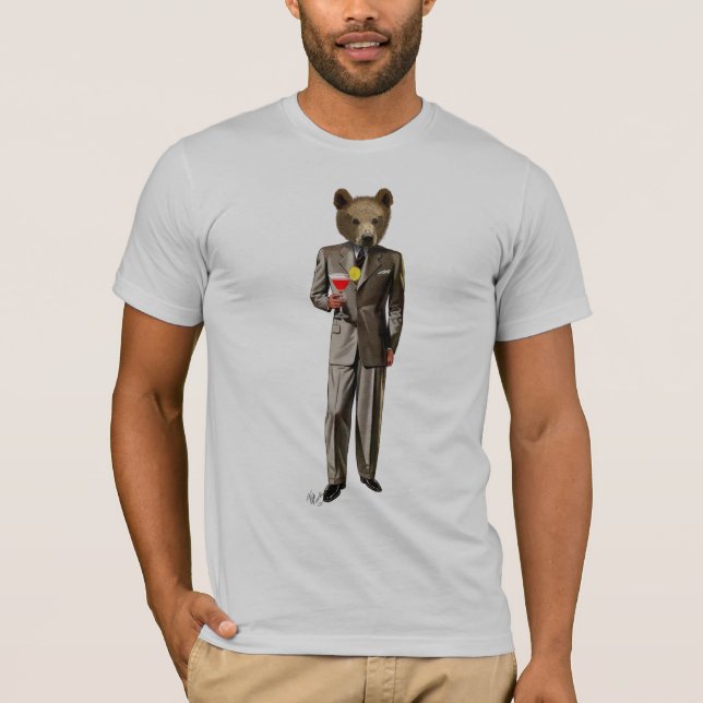 Camiseta Urso com coquetel (Frente)