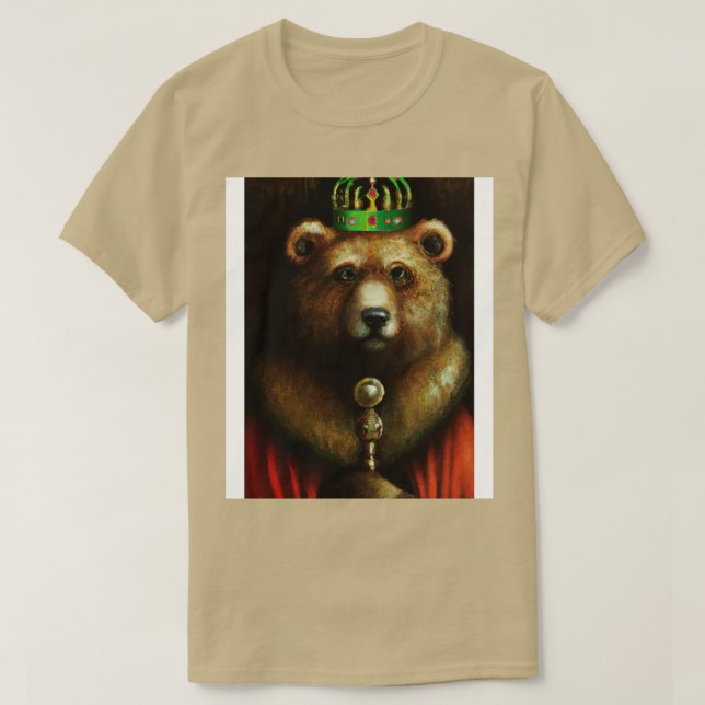 Camiseta Urso com Coroa 1 (Frente do Design)