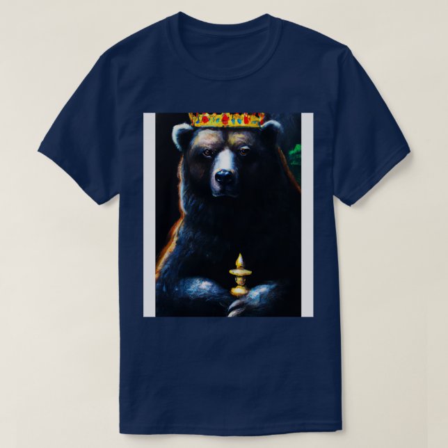 Camiseta Urso com Coroa 2 (Frente do Design)